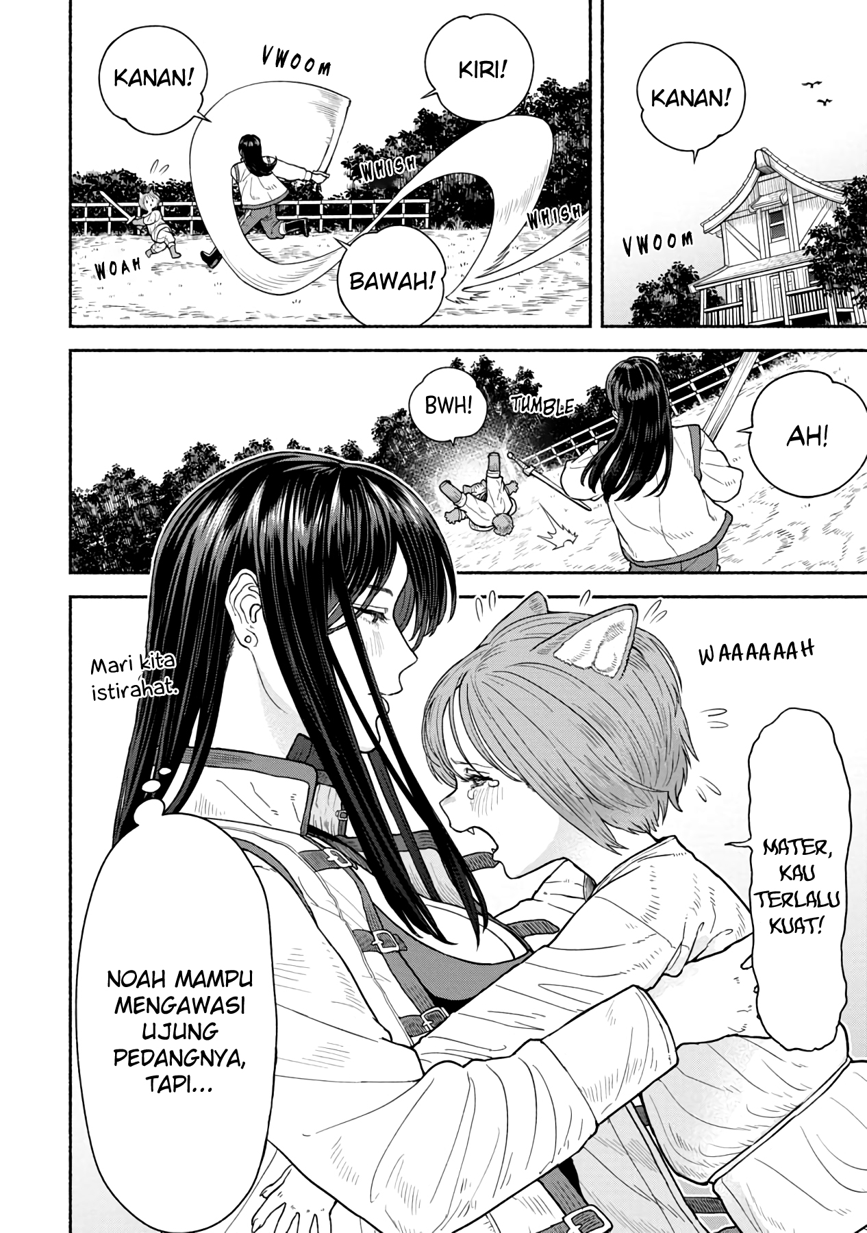 Onna Kishi to Kemomimi no Ko Chapter 3 - halaman 1