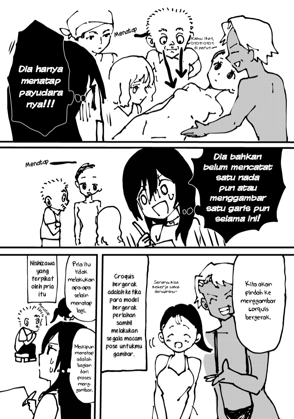 Onna no Hadaka wo Nama de Mitai Chapter 1.5 - halaman 5