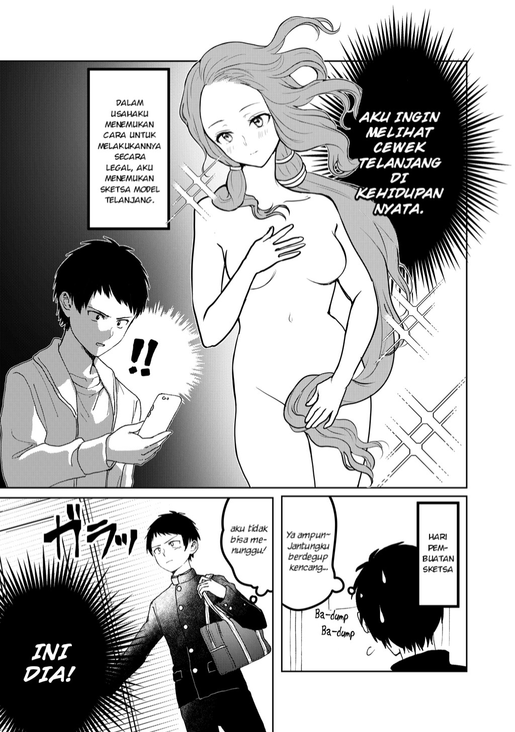 Onna no Hadaka wo Nama de Mitai Chapter 1 - halaman 4
