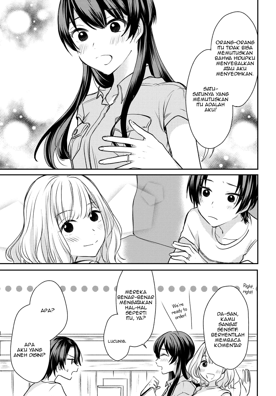 Onna Tomodachi to Kekkon Shitemita. Chapter 4 - halaman 9