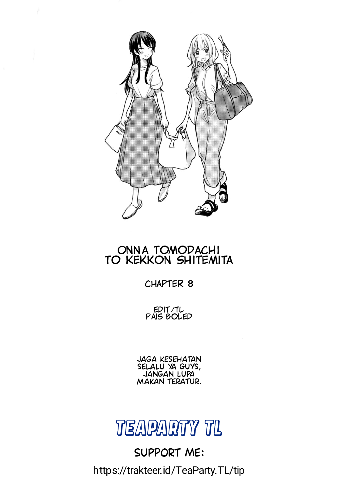 Onna Tomodachi to Kekkon Shitemita. Chapter 8 - halaman 27