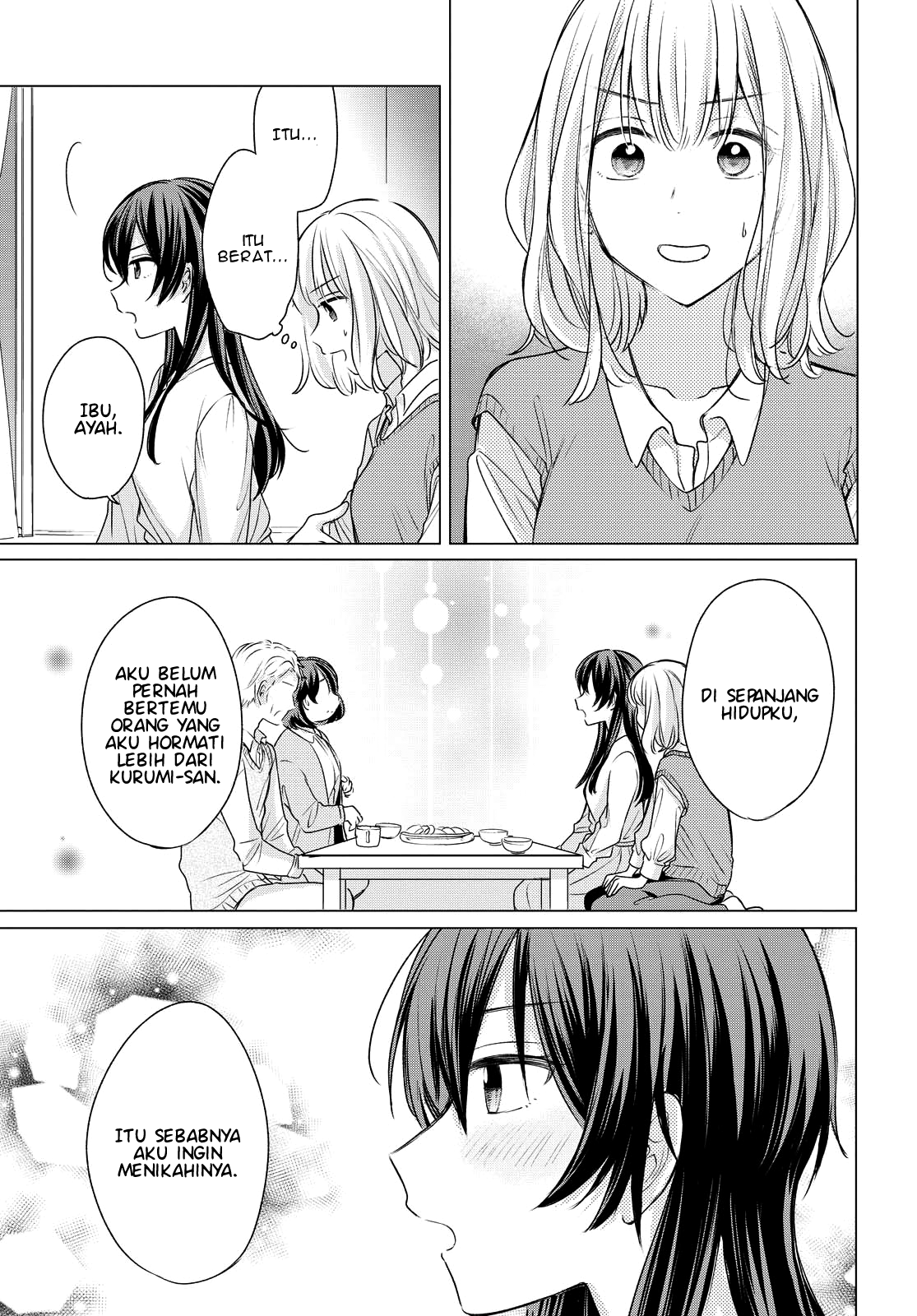 Onna Tomodachi to Kekkon Shitemita. Chapter 9 - halaman 11