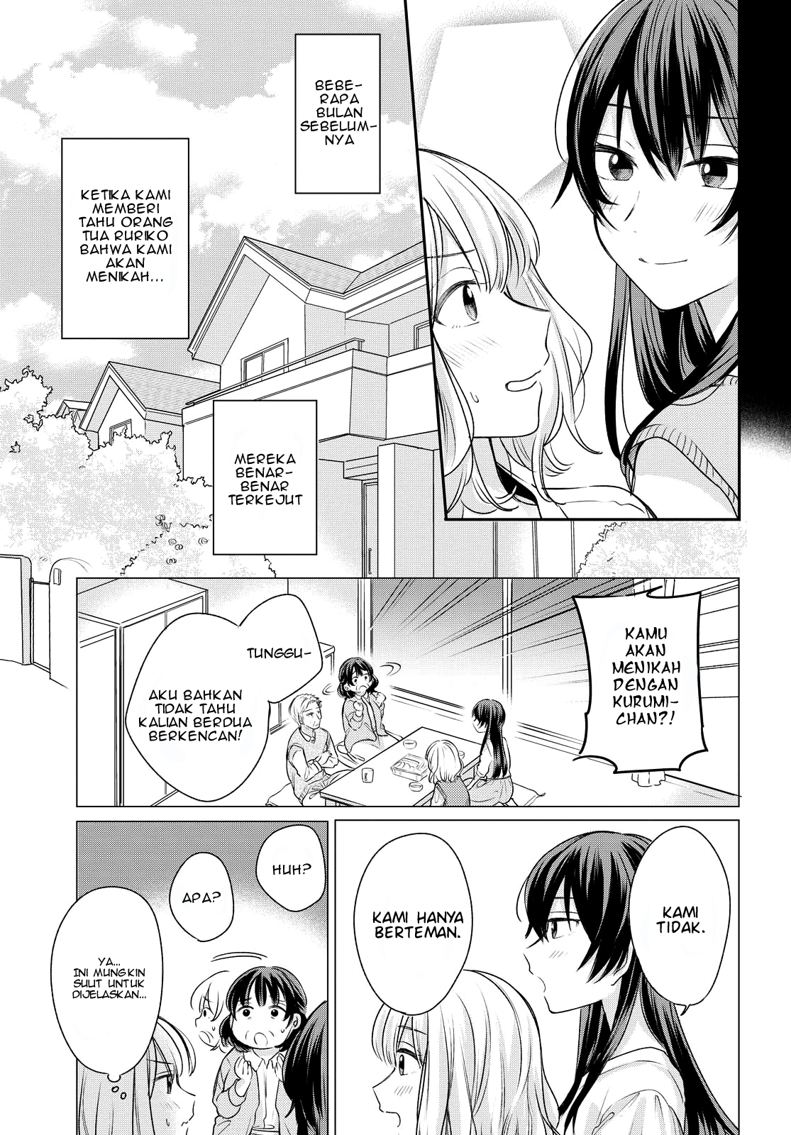 Onna Tomodachi to Kekkon Shitemita. Chapter 9 - halaman 9