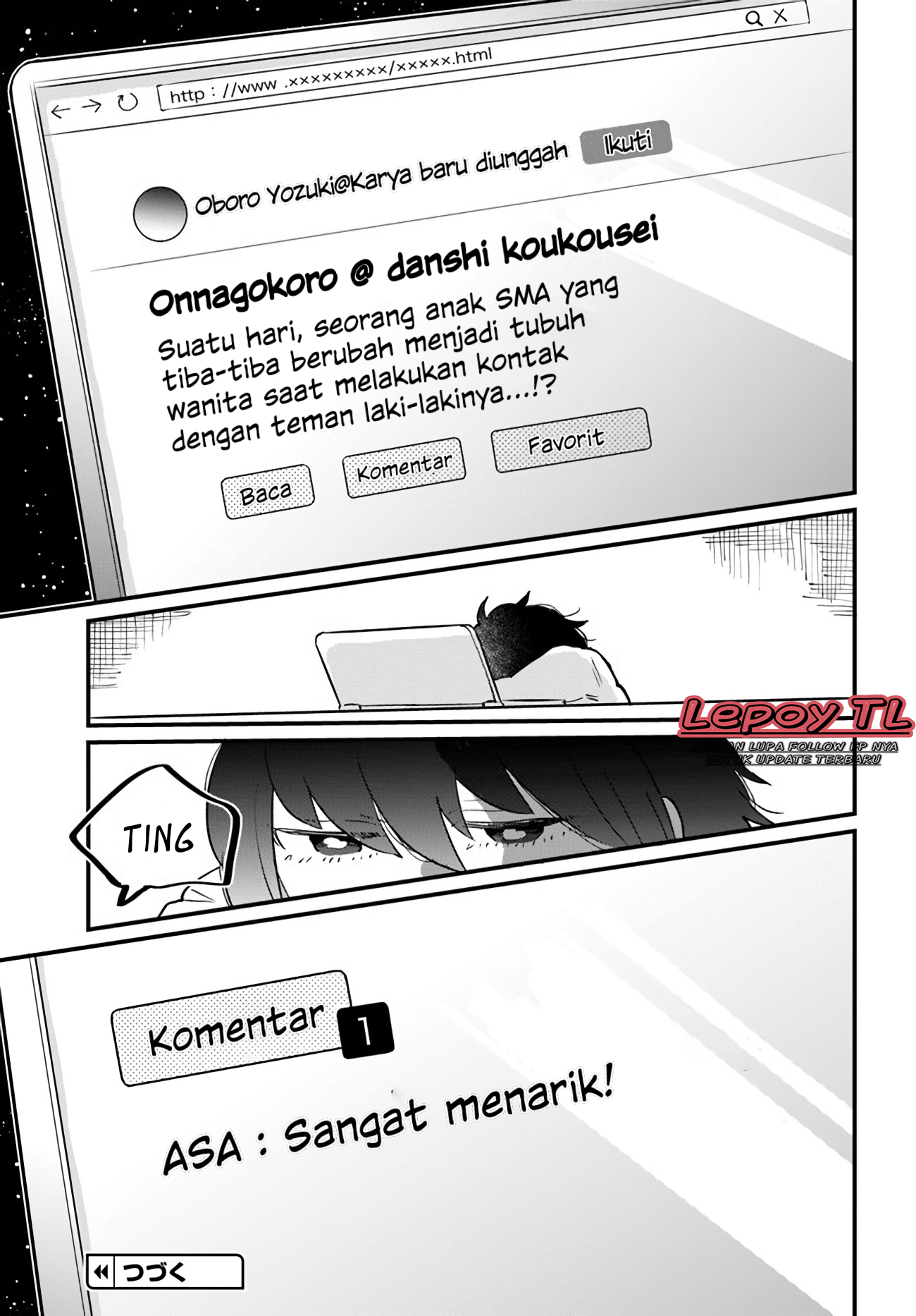 Onnagokoro@Danshi Koukousei Chapter 11 - halaman 12