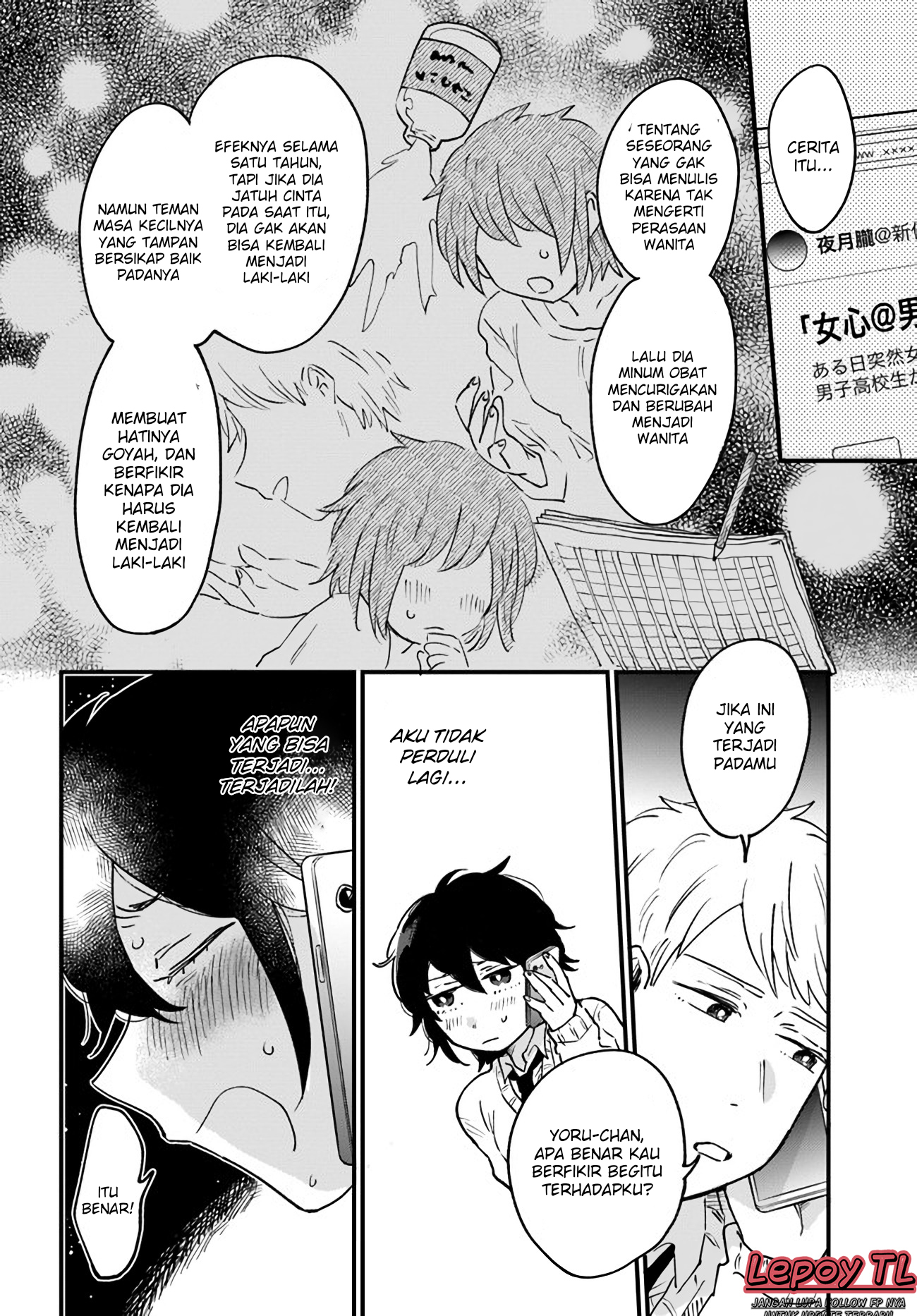 Onnagokoro@Danshi Koukousei Chapter 12 - halaman 3