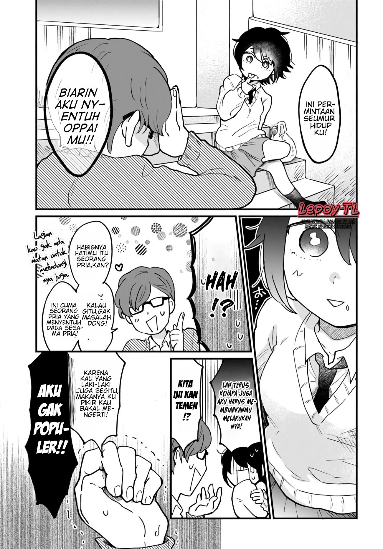 Onnagokoro@Danshi Koukousei Chapter 4 - halaman 4