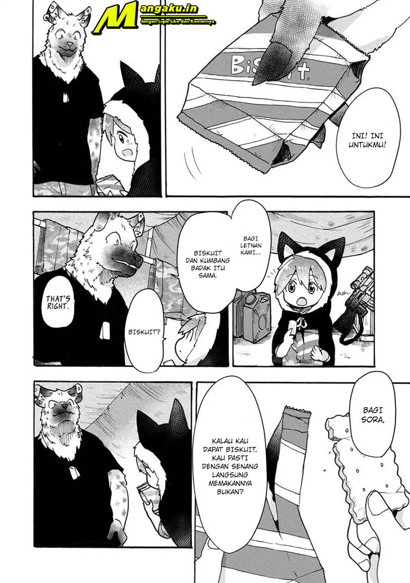 Ookami no Ko Sora wa Senjou ni Iru Chapter 2 - halaman 13