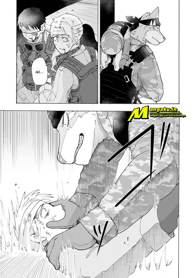 Ookami no Ko Sora wa Senjou ni Iru Chapter 3 - halaman 18