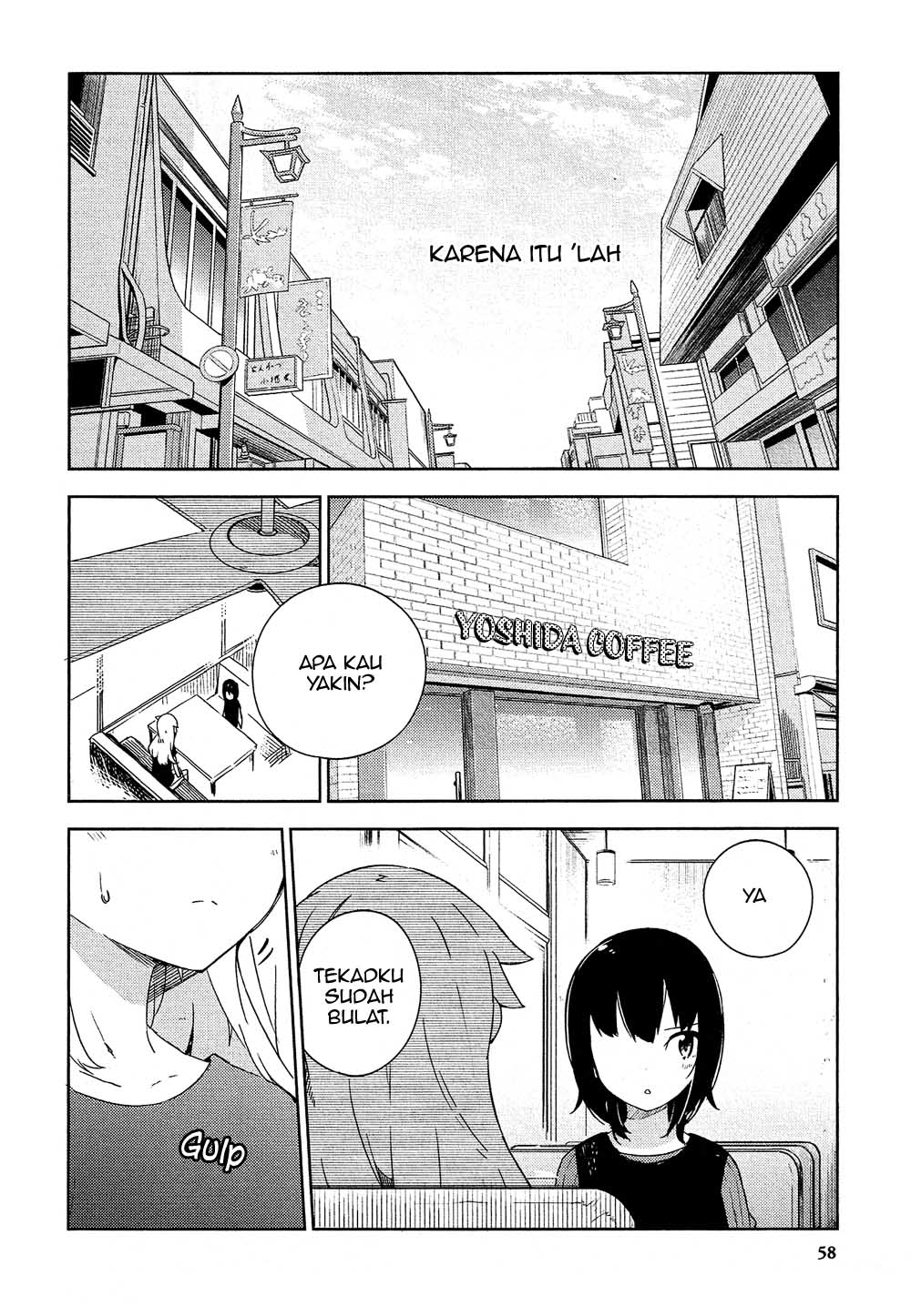 Ookami Shounen wa Kyou mo Uso wo Kasaneru Chapter 1 - halaman 59