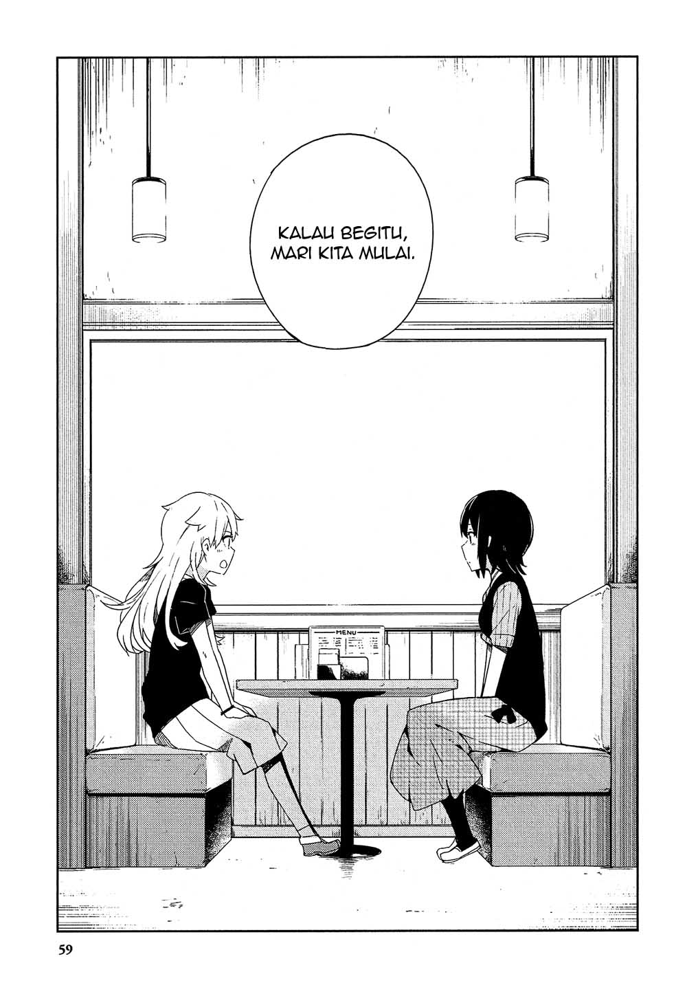 Ookami Shounen wa Kyou mo Uso wo Kasaneru Chapter 1 - halaman 60