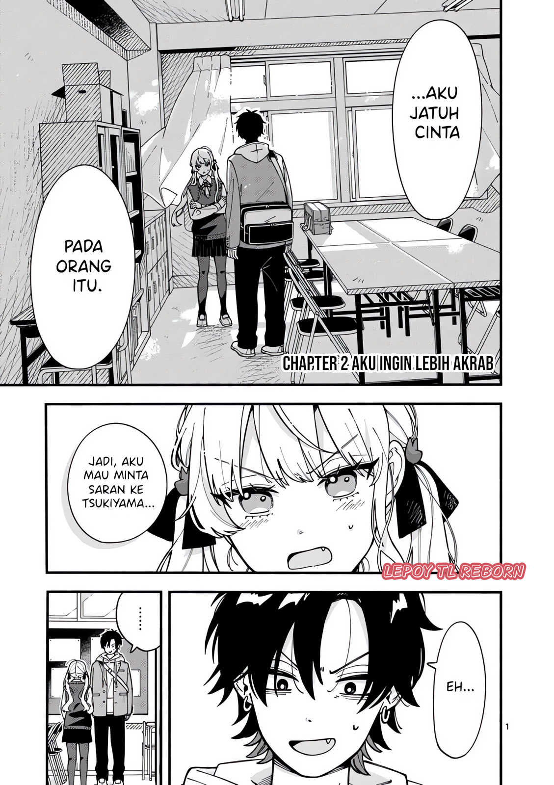Ookami wa Tsuki ni Koi wo Suru Chapter 2 - halaman 1