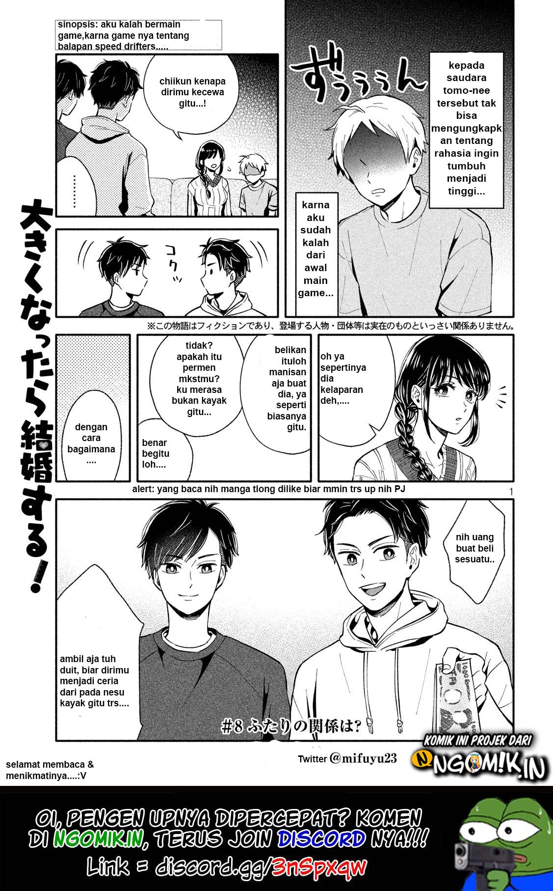 Ookiku Nattara Kekkon suru! Chapter 8 - halaman 2