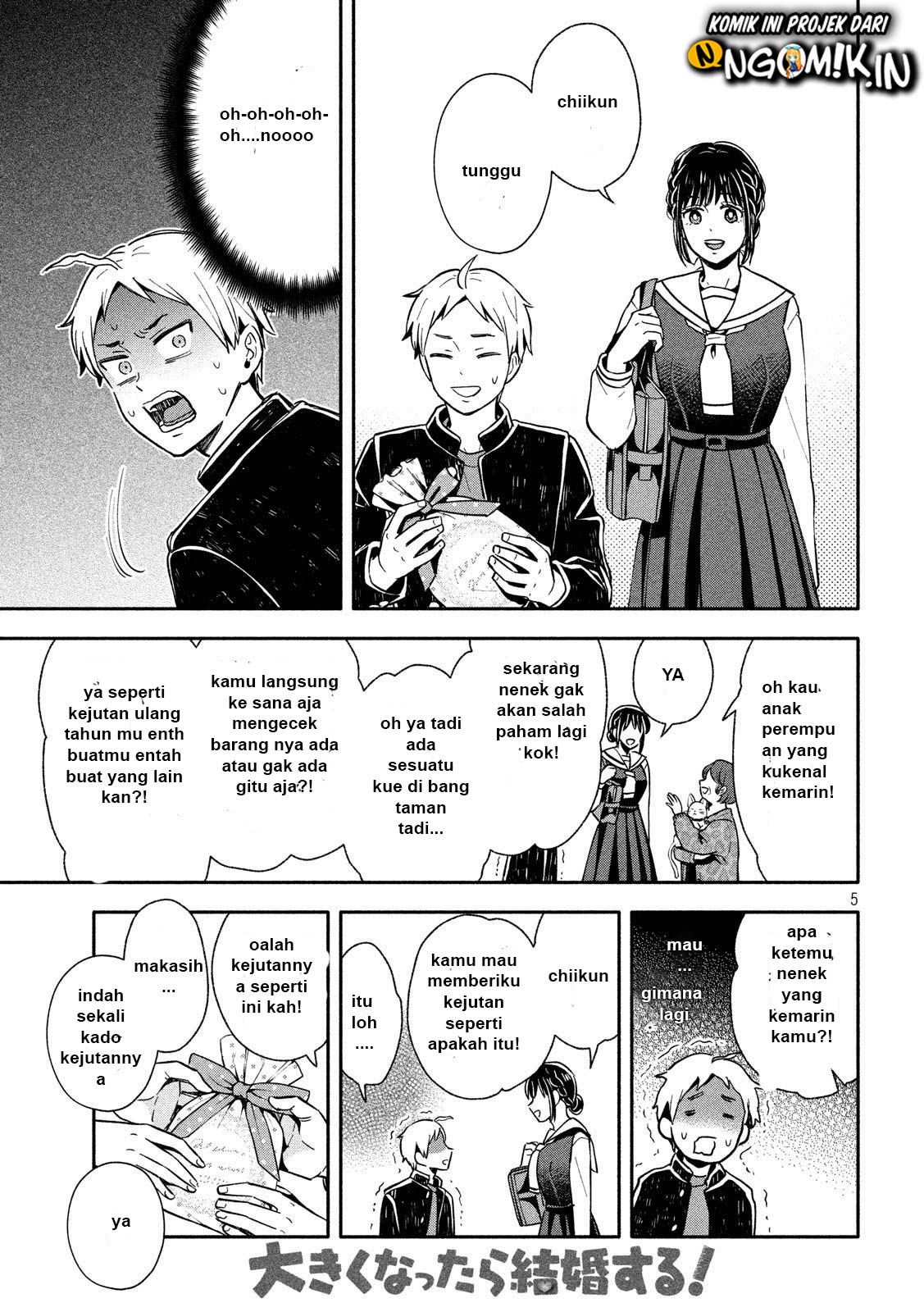 Ookiku Nattara Kekkon suru! Chapter 9 - halaman 6