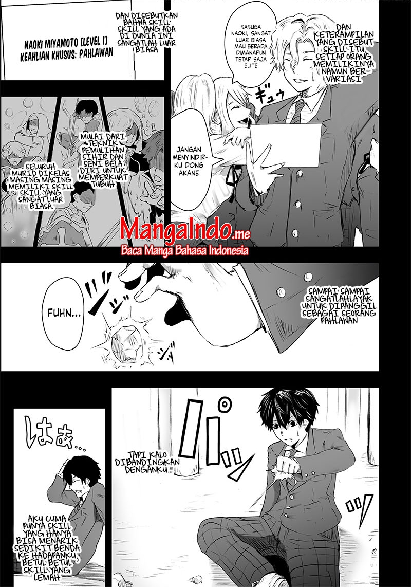Ore dake Fuguu Skill no Isekai Shoukan Hangyakuki: Saijaku Skill "Kyuushuu" ga Subete wo Nomikomu made Chapter 1.1 - halaman 17