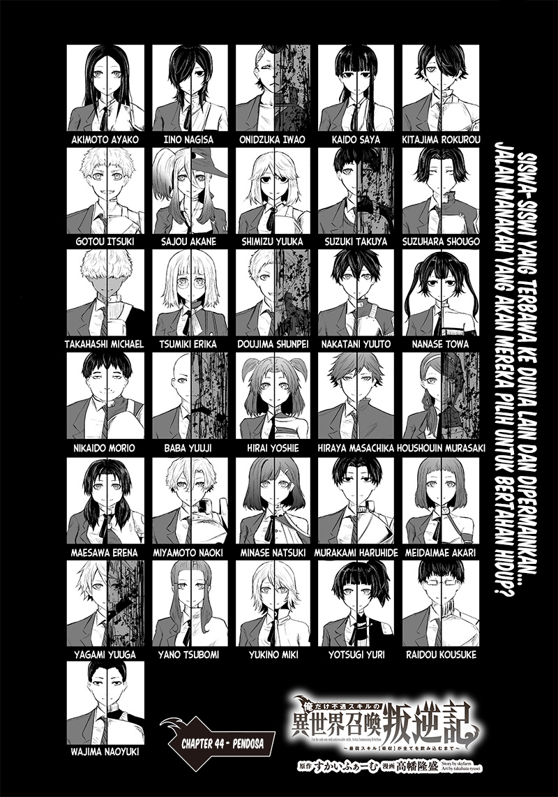Ore dake Fuguu Skill no Isekai Shoukan Hangyakuki: Saijaku Skill "Kyuushuu" ga Subete wo Nomikomu made Chapter 44 - halaman 2