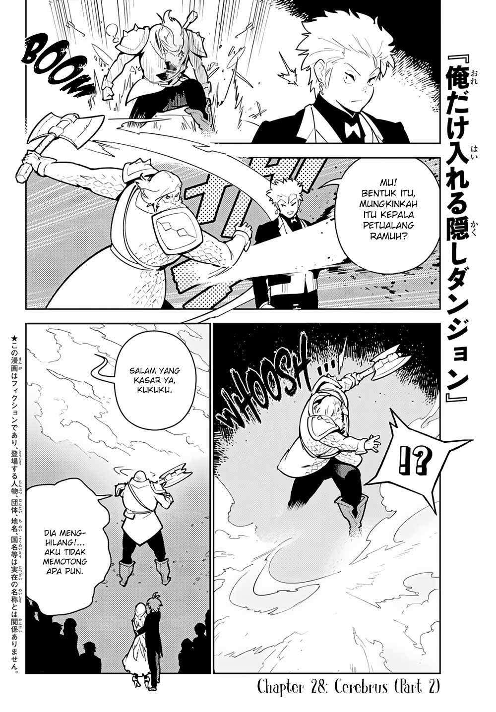 Ore dake Haireru Kakushi Dungeon Chapter 28.2 - halaman 3