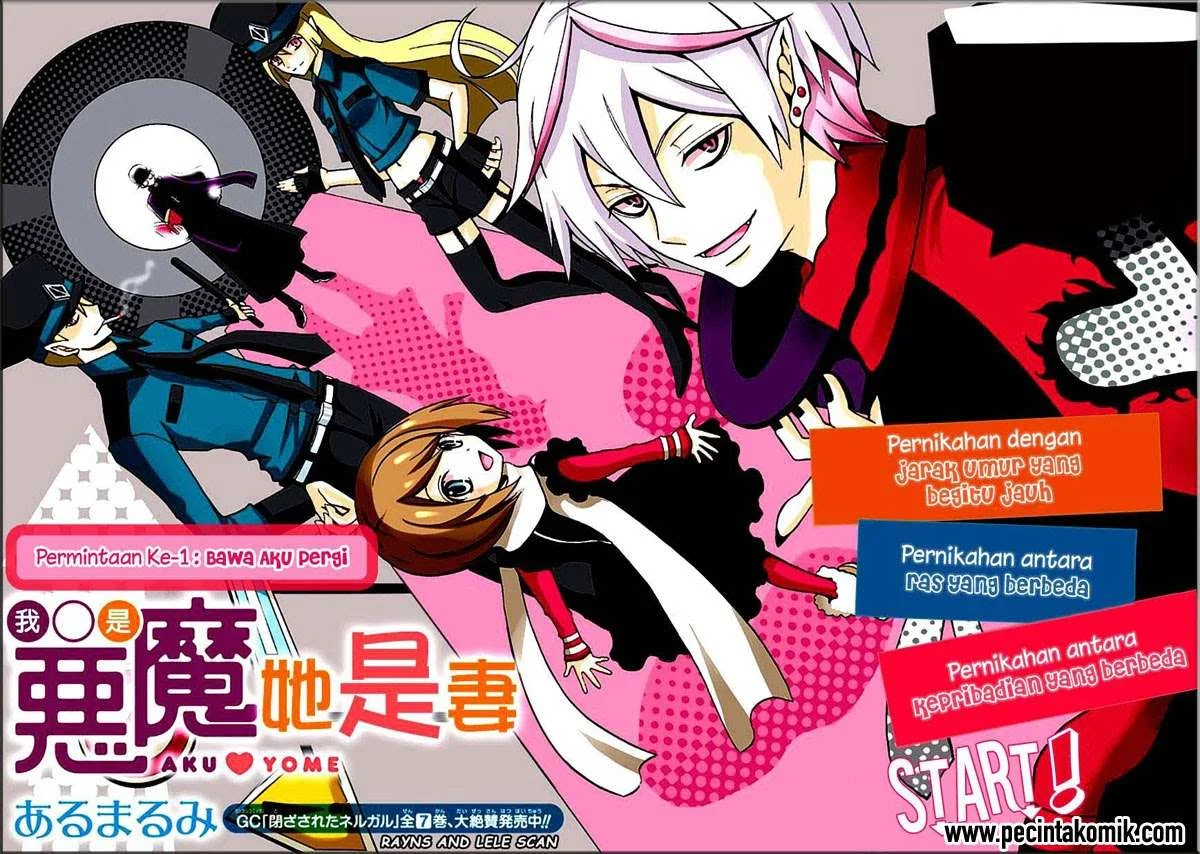 Ore ga Akuma de, Aitsu ga Yome de. Chapter 1 - halaman 2