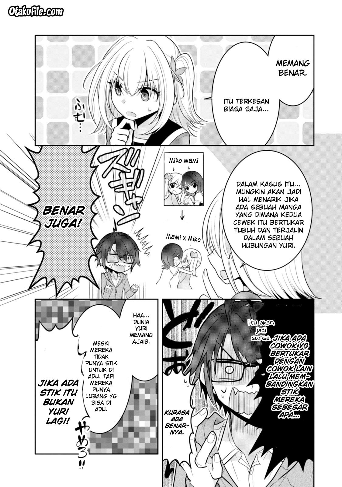 Ore ga Fujoshi de Aitsu ga Yuri-ota de Chapter 10.5 - halaman 10