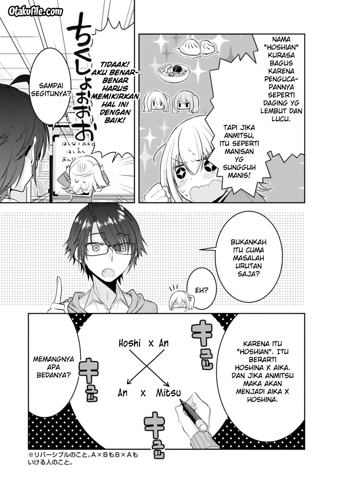 Ore ga Fujoshi de Aitsu ga Yuri-ota de Chapter 10.5 - halaman 9