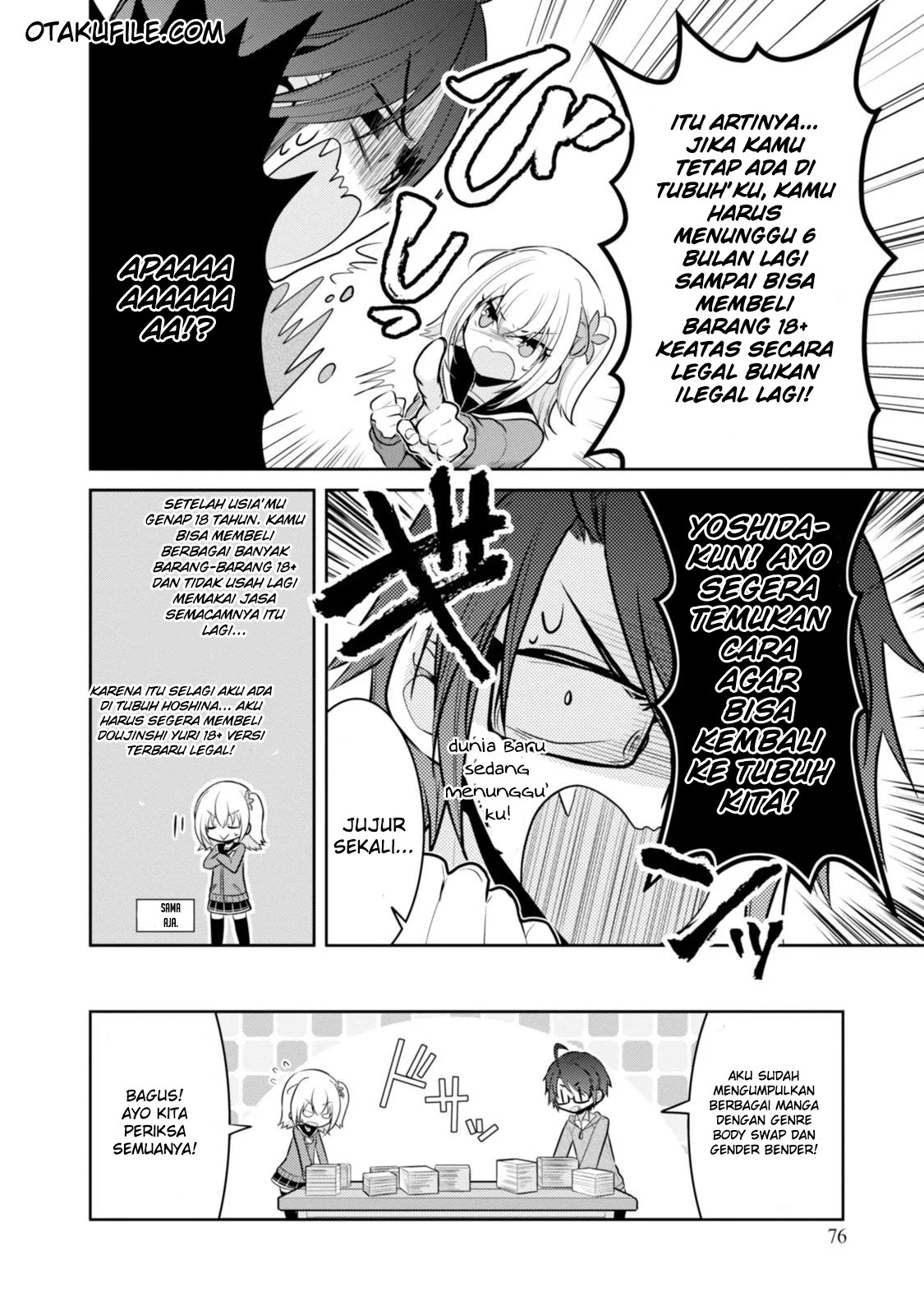 Ore ga Fujoshi de Aitsu ga Yuri-ota de Chapter 13 - halaman 10