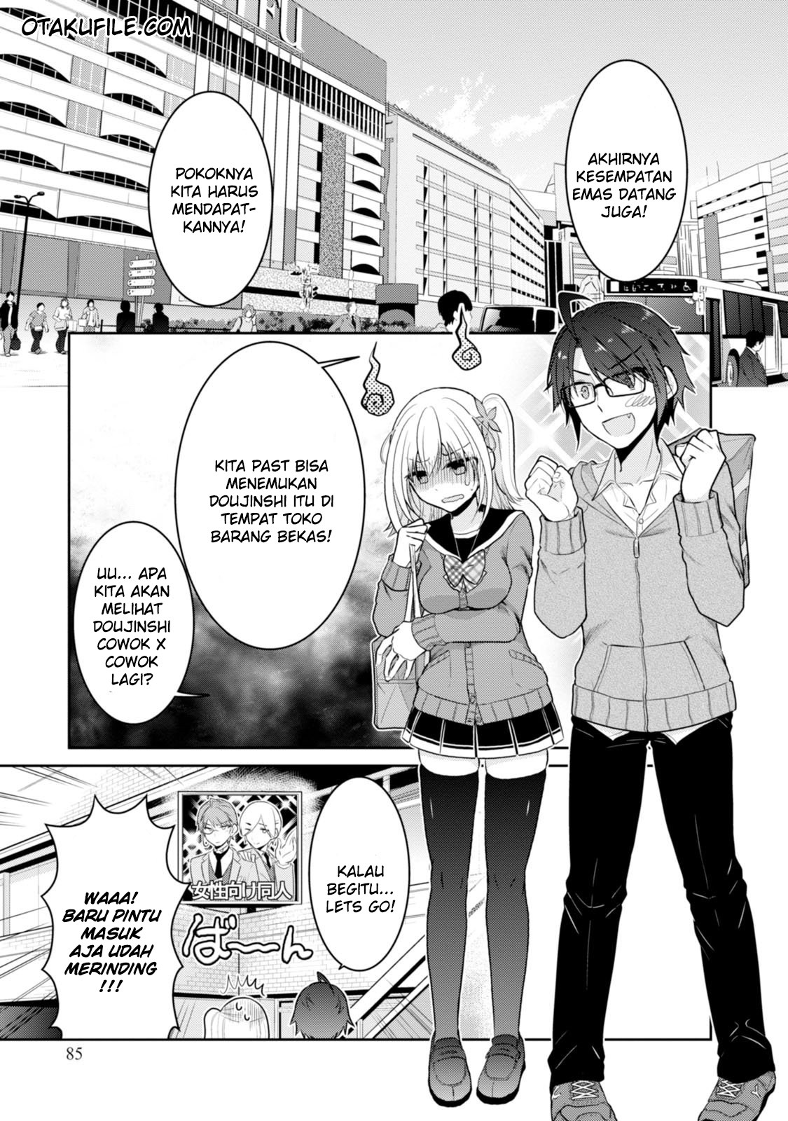 Ore ga Fujoshi de Aitsu ga Yuri-ota de Chapter 13 - halaman 19