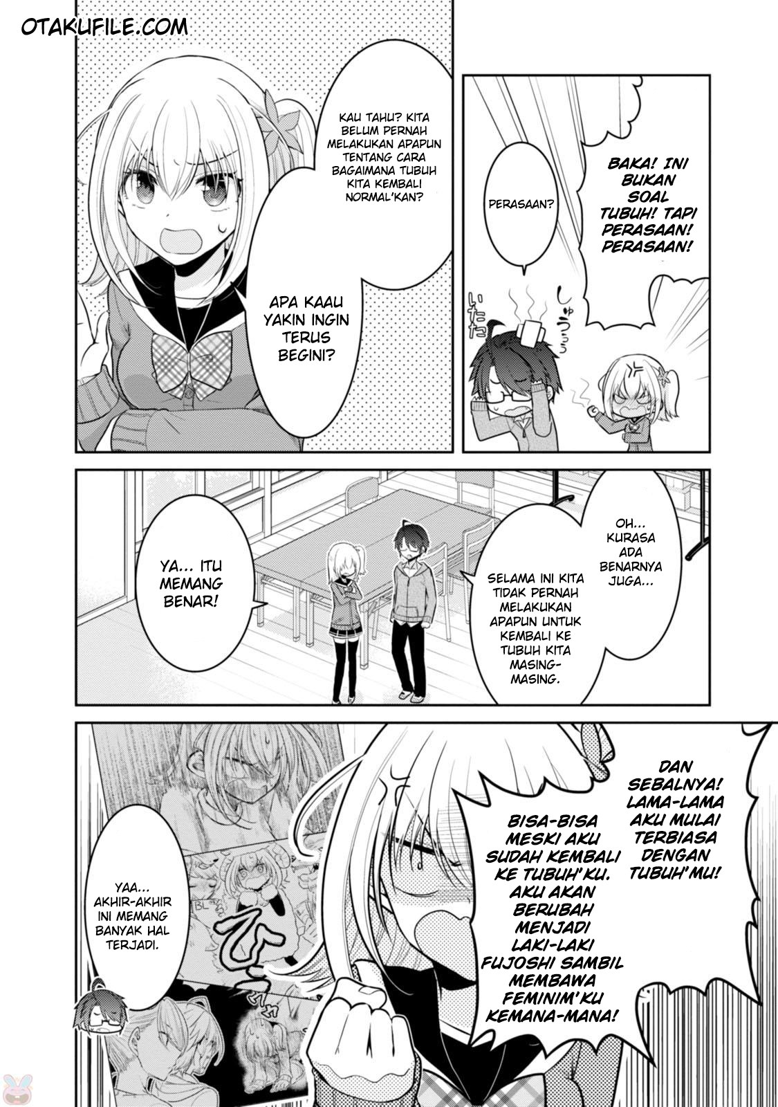 Ore ga Fujoshi de Aitsu ga Yuri-ota de Chapter 13 - halaman 8