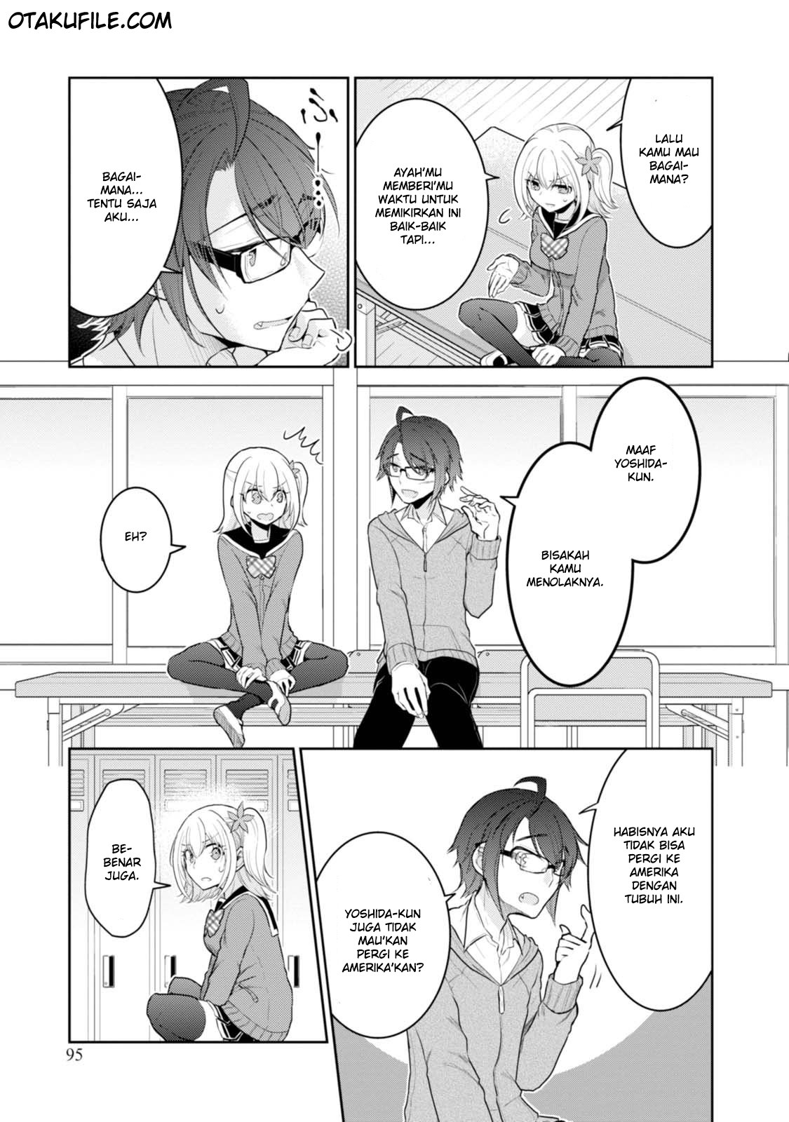 Ore ga Fujoshi de Aitsu ga Yuri-ota de Chapter 19 - halaman 7