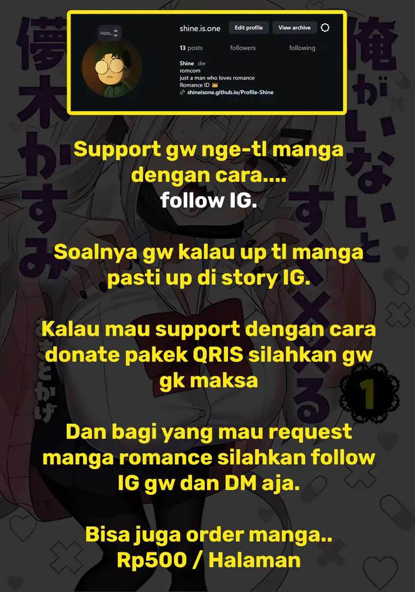Ore ga Inai to Sugu Chomeru Hakanagi Kasumi Chapter 12 - halaman 21