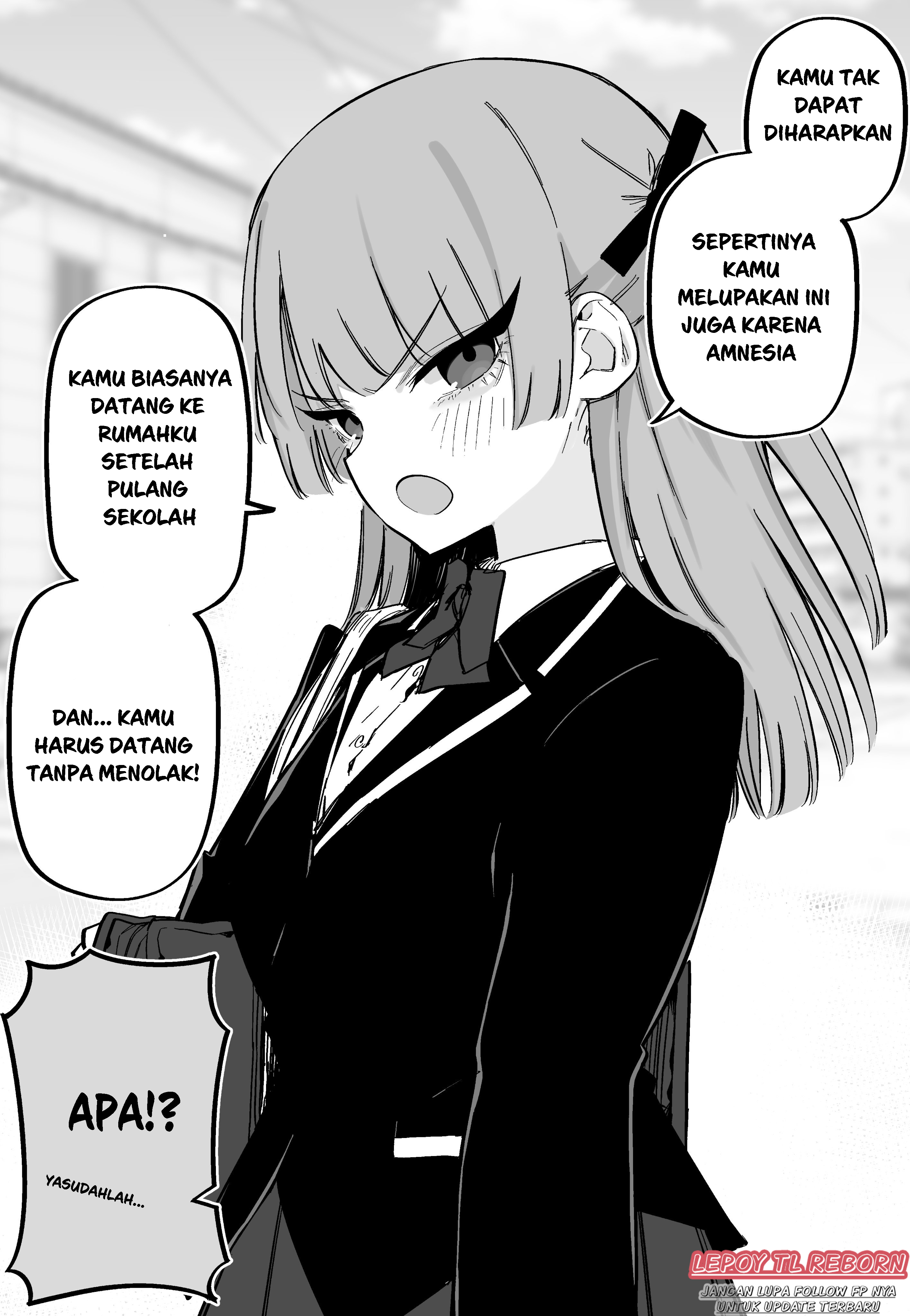 Ore Ga Kioku Soshitsuna No o Ii Koto Ni Guigui Kuru Tsundere Dokyusei Chapter 0 - halaman 1