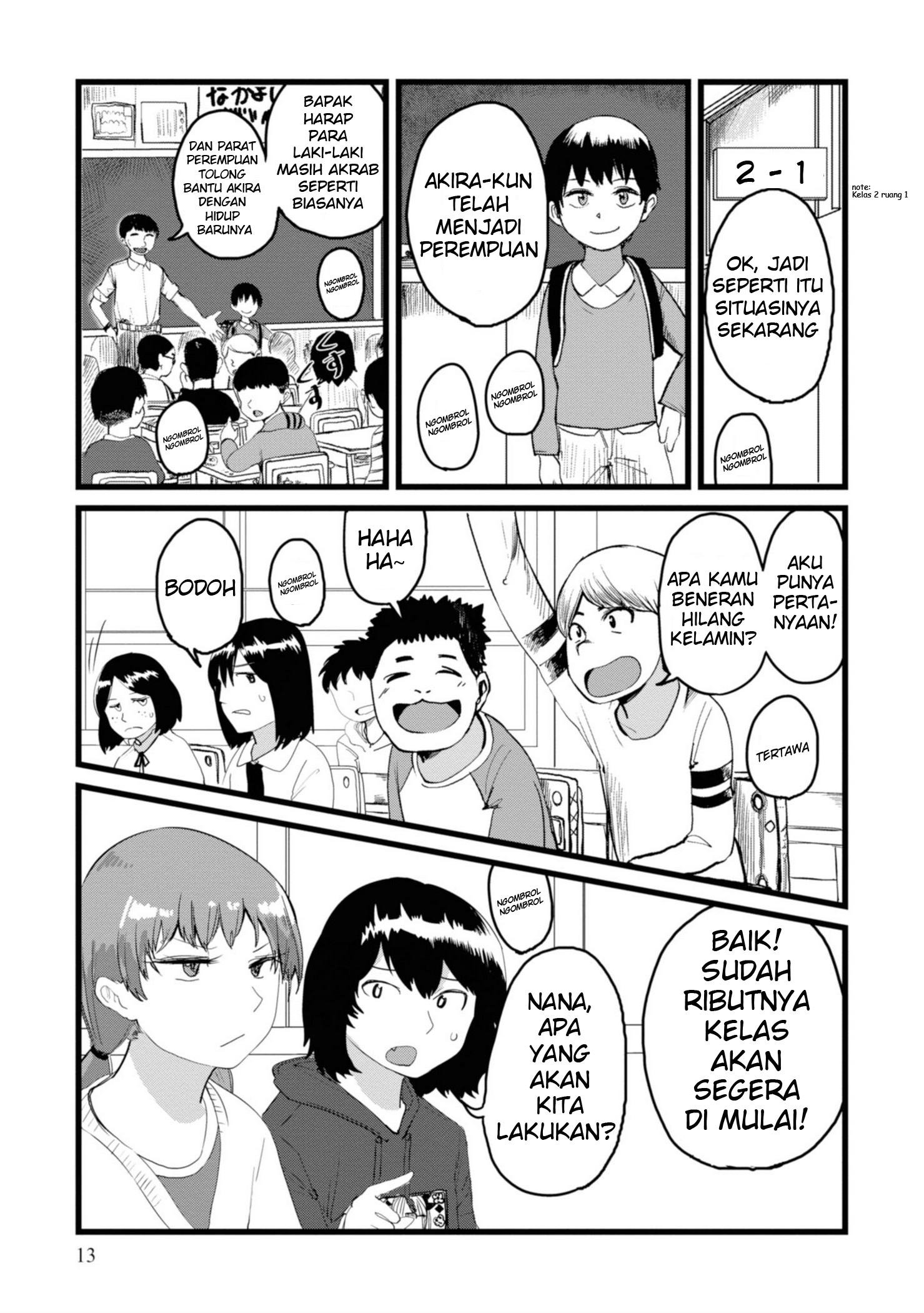 Ore ga Watashi ni Naru made Chapter 1 - halaman 14