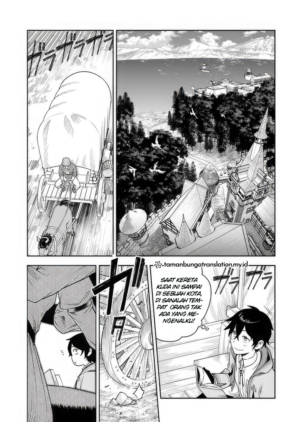 Ore Igai Daremo Saishu Dekinai Sozai nanoni "Sozai Saishuritsu ga Hikui" to Power Harassment suru Osananajimi Renkinjutsushi to Zetsuen shita Senzoku Madoushi, Henkyou no Machi de Slow Life wo Okuritai. Chapter 1 - halaman 16