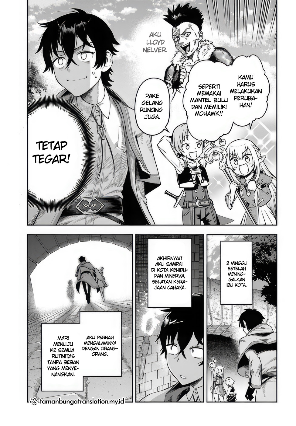 Ore Igai Daremo Saishu Dekinai Sozai nanoni "Sozai Saishuritsu ga Hikui" to Power Harassment suru Osananajimi Renkinjutsushi to Zetsuen shita Senzoku Madoushi, Henkyou no Machi de Slow Life wo Okuritai. Chapter 1 - halaman 37