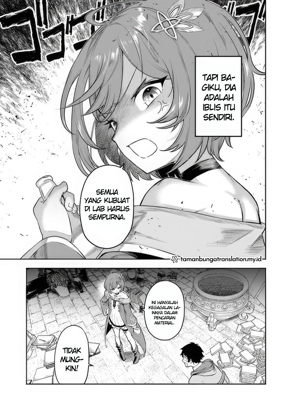 Ore Igai Daremo Saishu Dekinai Sozai nanoni "Sozai Saishuritsu ga Hikui" to Power Harassment suru Osananajimi Renkinjutsushi to Zetsuen shita Senzoku Madoushi, Henkyou no Machi de Slow Life wo Okuritai. Chapter 1 - halaman 6