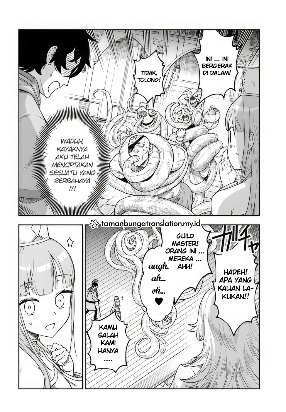 Ore Igai Daremo Saishu Dekinai Sozai nanoni "Sozai Saishuritsu ga Hikui" to Power Harassment suru Osananajimi Renkinjutsushi to Zetsuen shita Senzoku Madoushi, Henkyou no Machi de Slow Life wo Okuritai. Chapter 2 - halaman 32