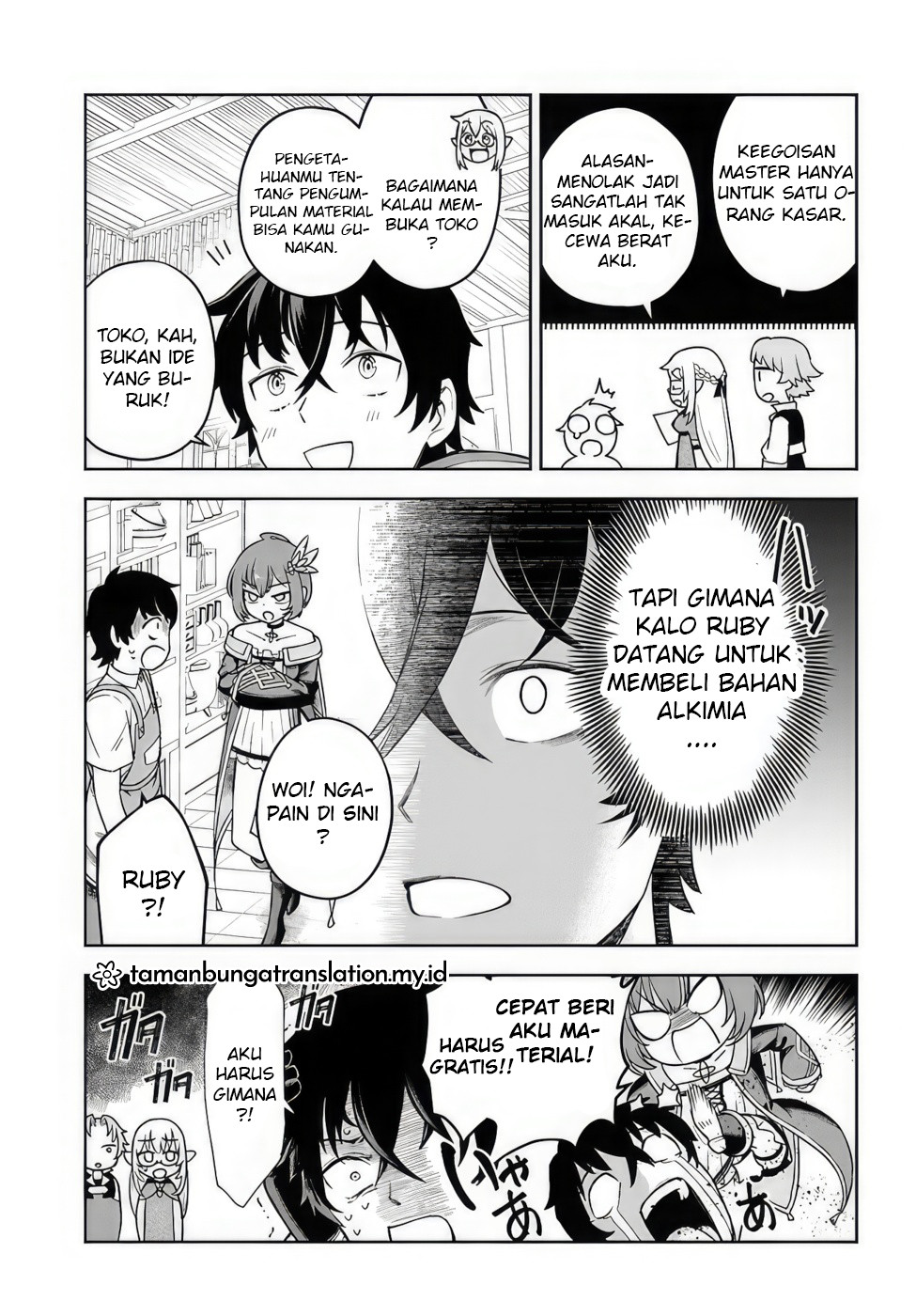 Ore Igai Daremo Saishu Dekinai Sozai nanoni "Sozai Saishuritsu ga Hikui" to Power Harassment suru Osananajimi Renkinjutsushi to Zetsuen shita Senzoku Madoushi, Henkyou no Machi de Slow Life wo Okuritai. Chapter 2 - halaman 9