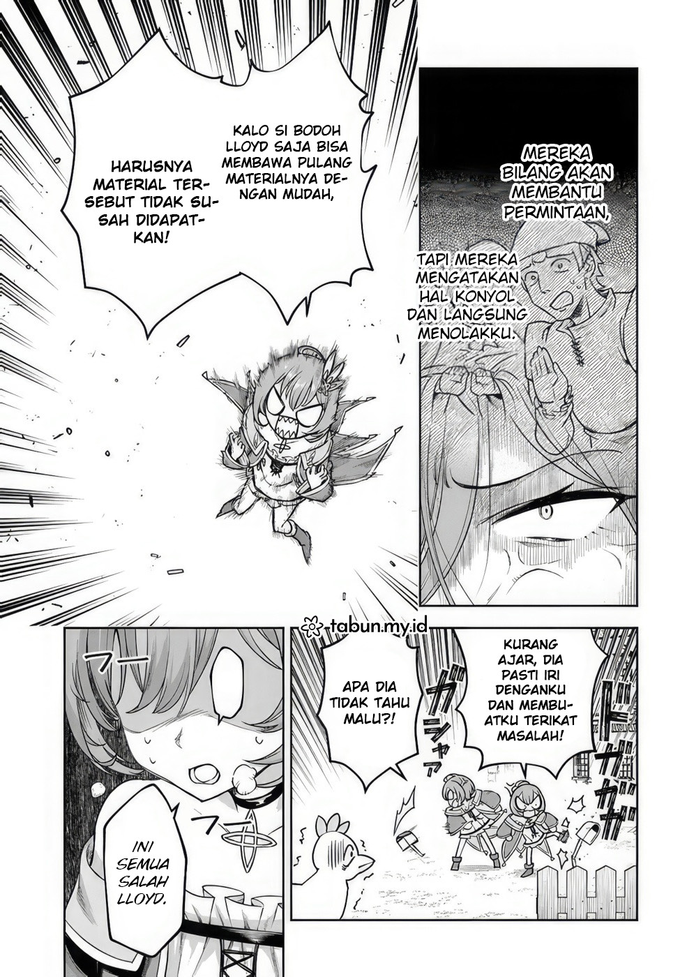 Ore Igai Daremo Saishu Dekinai Sozai nanoni "Sozai Saishuritsu ga Hikui" to Power Harassment suru Osananajimi Renkinjutsushi to Zetsuen shita Senzoku Madoushi, Henkyou no Machi de Slow Life wo Okuritai. Chapter 3 - halaman 27