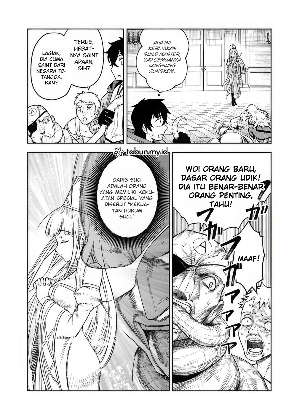 Ore Igai Daremo Saishu Dekinai Sozai nanoni "Sozai Saishuritsu ga Hikui" to Power Harassment suru Osananajimi Renkinjutsushi to Zetsuen shita Senzoku Madoushi, Henkyou no Machi de Slow Life wo Okuritai. Chapter 3 - halaman 5