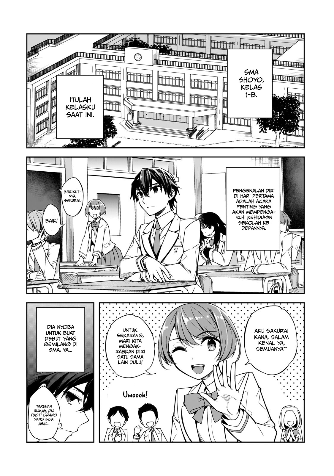 Ore ni Trauma wo Ataeta Joshi-tachi ga Chirachira Mitekuru kedo, Zannen desu ga Teokure desu Chapter 1 - halaman 6