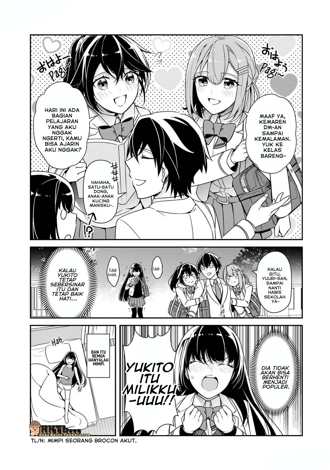 Ore ni Trauma wo Ataeta Joshi-tachi ga Chirachira Mitekuru kedo, Zannen desu ga Teokure desu Chapter 10.5 - halaman 6