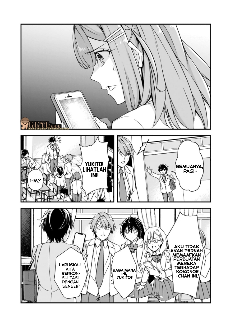 Ore ni Trauma wo Ataeta Joshi-tachi ga Chirachira Mitekuru kedo, Zannen desu ga Teokure desu Chapter 13 - halaman 28