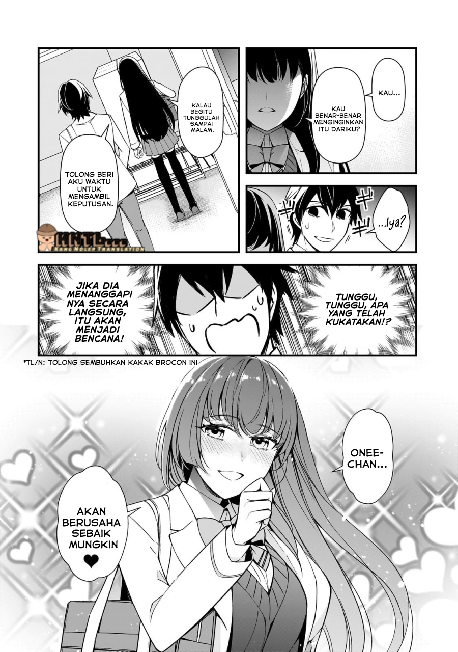 Ore ni Trauma wo Ataeta Joshi-tachi ga Chirachira Mitekuru kedo, Zannen desu ga Teokure desu Chapter 16 - halaman 9