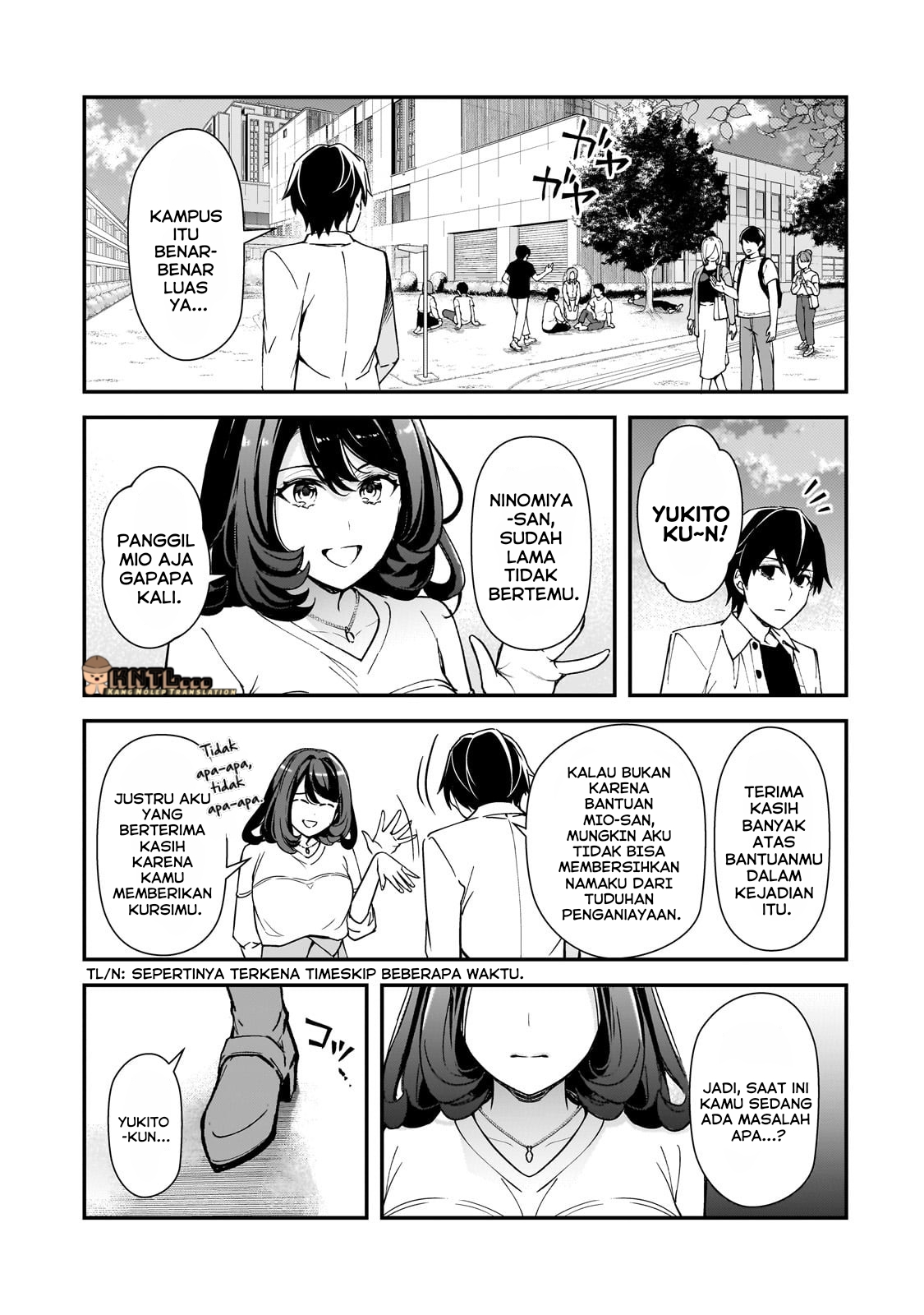 Ore ni Trauma wo Ataeta Joshi-tachi ga Chirachira Mitekuru kedo, Zannen desu ga Teokure desu Chapter 19.1 - halaman 2