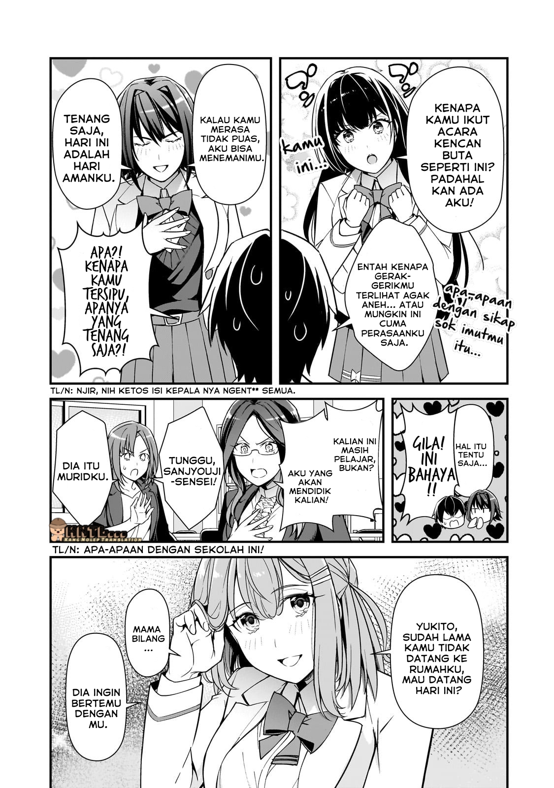 Ore ni Trauma wo Ataeta Joshi-tachi ga Chirachira Mitekuru kedo, Zannen desu ga Teokure desu Chapter 19.2 - halaman 14