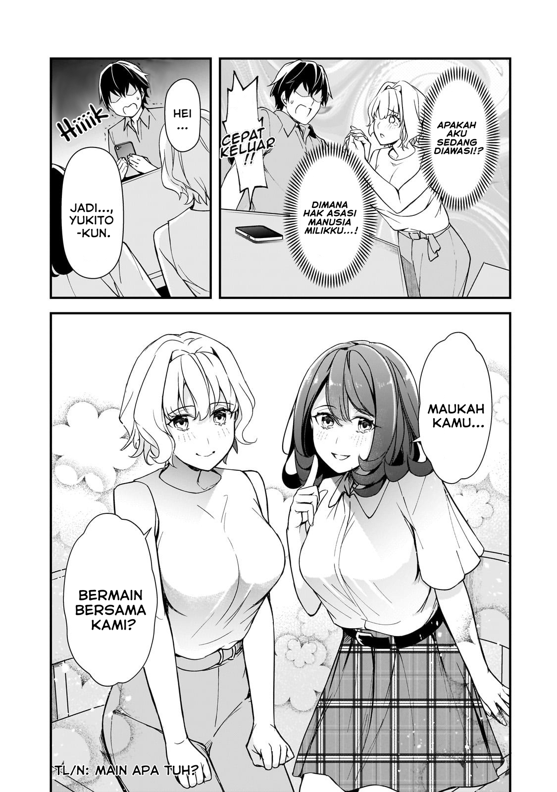 Ore ni Trauma wo Ataeta Joshi-tachi ga Chirachira Mitekuru kedo, Zannen desu ga Teokure desu Chapter 19.3 - halaman 11