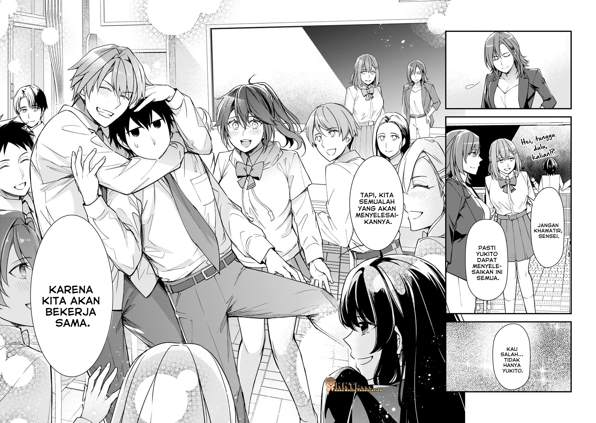 Ore ni Trauma wo Ataeta Joshi-tachi ga Chirachira Mitekuru kedo, Zannen desu ga Teokure desu Chapter 22 - halaman 33