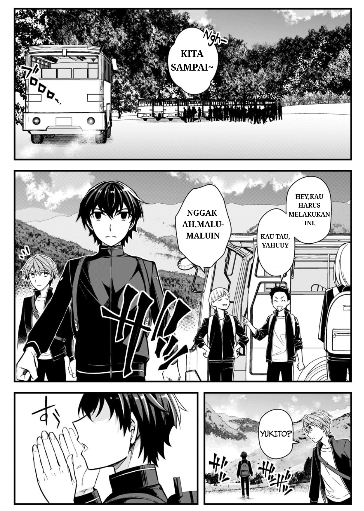 Ore ni Trauma wo Ataeta Joshi-tachi ga Chirachira Mitekuru kedo, Zannen desu ga Teokure desu Chapter 3 - halaman 1