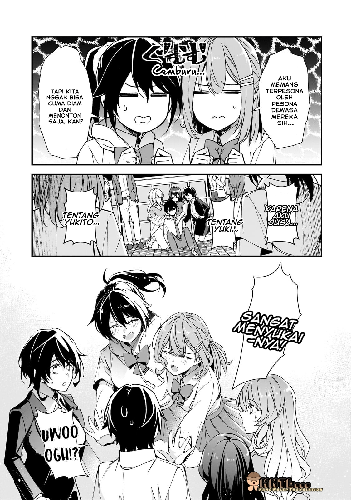 Ore ni Trauma wo Ataeta Joshi-tachi ga Chirachira Mitekuru kedo, Zannen desu ga Teokure desu Chapter 30 - halaman 32