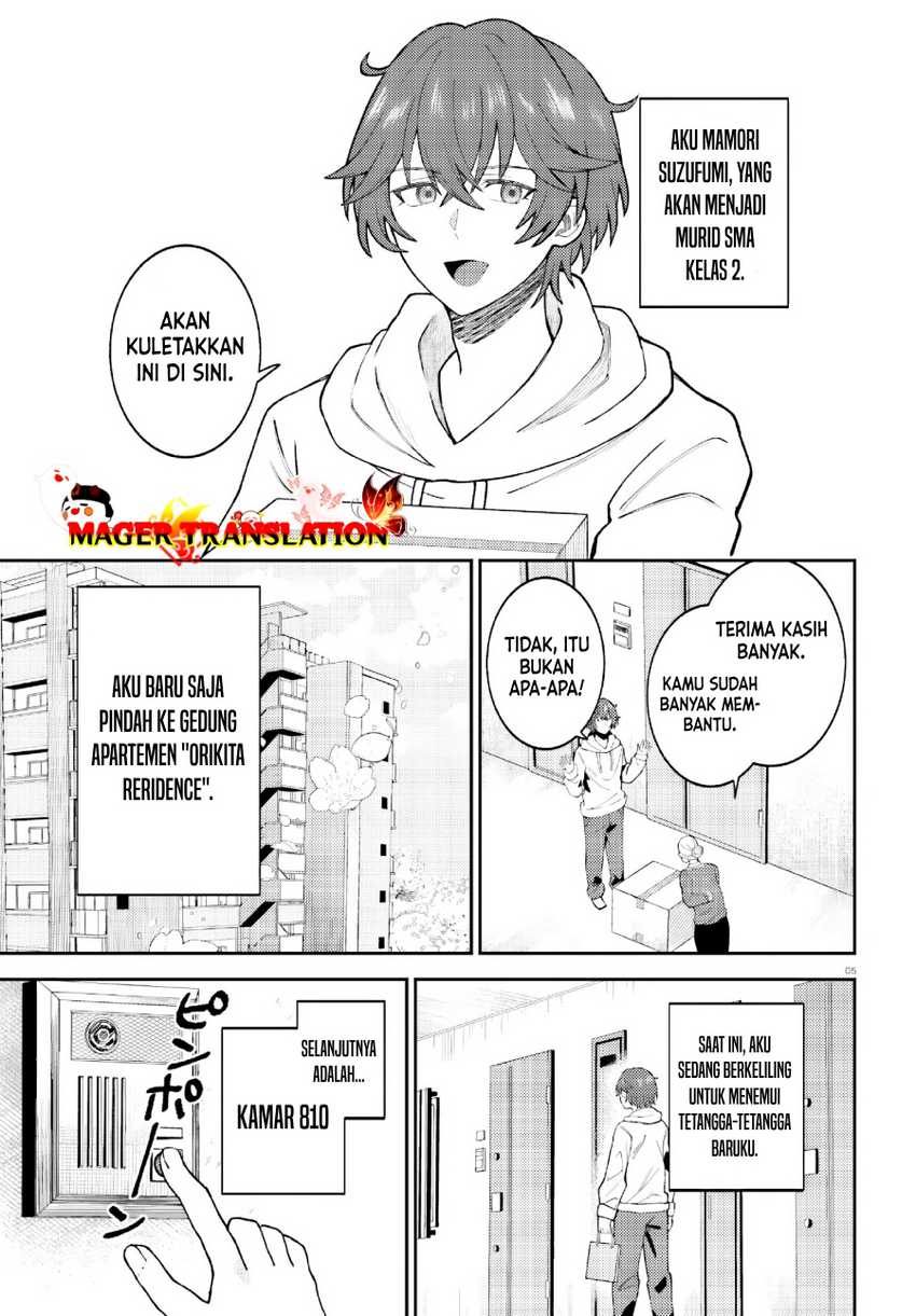 Ore no Haitoku Meshi o Onedari Sezu ni Irarenai, Otonari no Top Idol-sama Chapter 1.1 - halaman 1