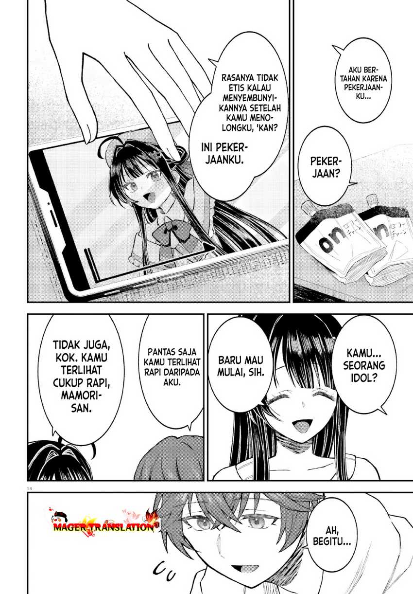 Ore no Haitoku Meshi o Onedari Sezu ni Irarenai, Otonari no Top Idol-sama Chapter 1.2 - halaman 3