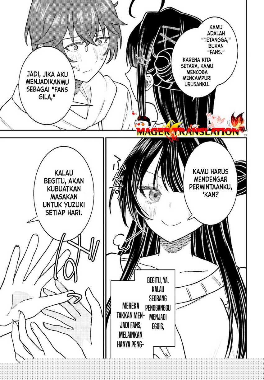 Ore no Haitoku Meshi o Onedari Sezu ni Irarenai, Otonari no Top Idol-sama Chapter 1.3 - halaman 11